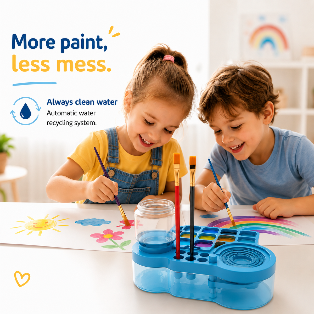 ColorJoy- Automatic brush cleaner